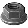 M10-1.5 HEX FLANGE NUT 21MM O.D.CLASS 9 -  25/BX